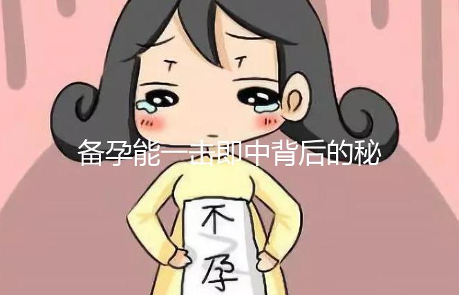 備孕能一擊即中背后的秘密？你要長期做到這6點！